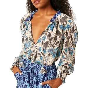 Misa Los Angeles Siena Top Jaipur Floral